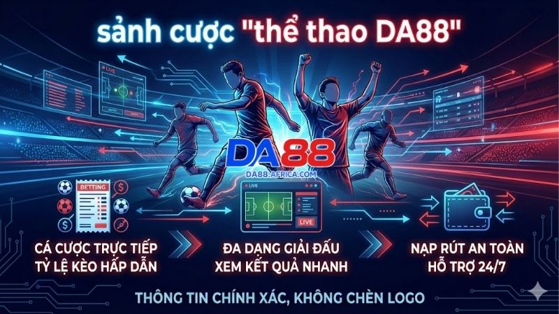 Thể thao DA88: Giải trí đỉnh cao, hàng ngàn sự kiện mỗi tuần 1 the-thao-da88-giai-tri-dinh-cao-hang-ngan-su-kien-moi-tuan
